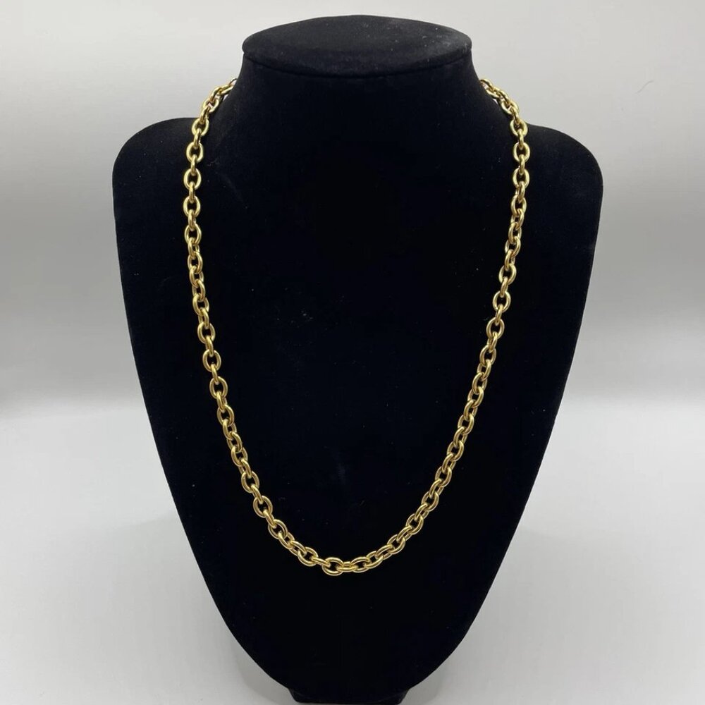 Marrin Costello 17" "Mica" Chain with 2" Extender, 14k Gold Plated, Nice!